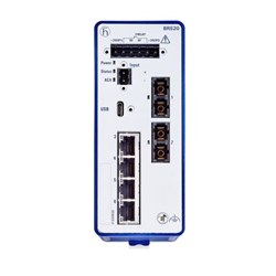 Hirschmann 942 170-005 Managed DIN Rail Mount Switch 4 x Fast Ethernet TX -Port (2) 12-24VDC